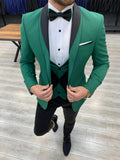 Molalla Green Slim Fit Shawl Lapel Tuxedo image 0