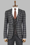 Austin Black Plaid Suit image 0