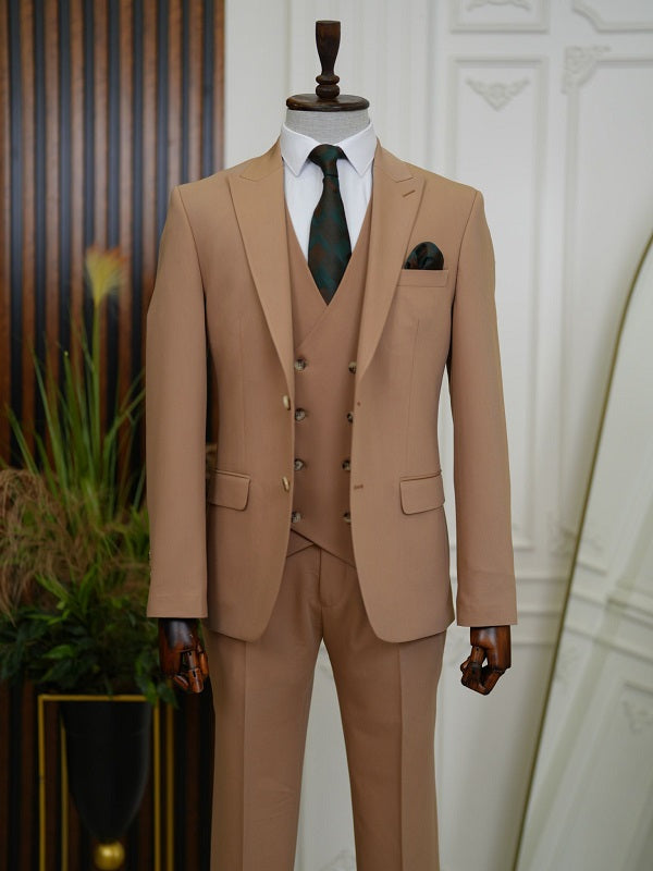 Bradenton Brown 3 Piece Suit for Men image 0