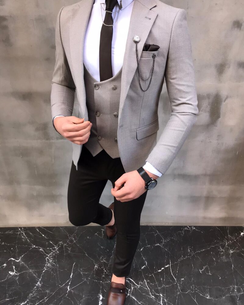 Sedona Beige Slim Fit Suit - Bespoke Daily