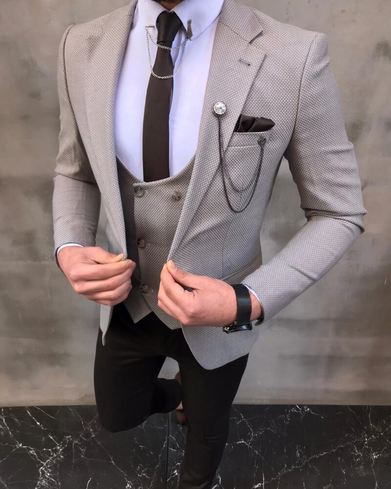 Sedona Beige Slim Fit Suit - Bespoke Daily