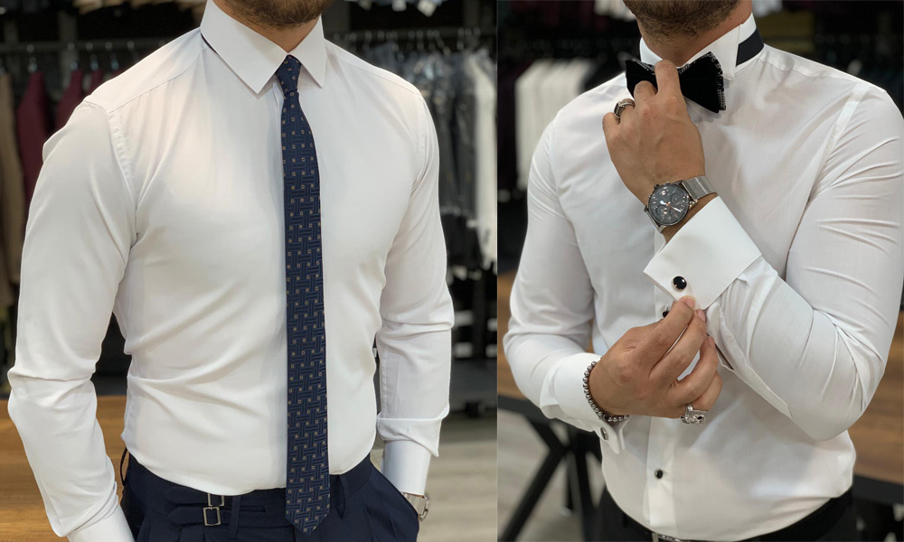 Difference between Tuxedo Shirt and Suit Shirt – All in the Details by BespokeDailyShop.com