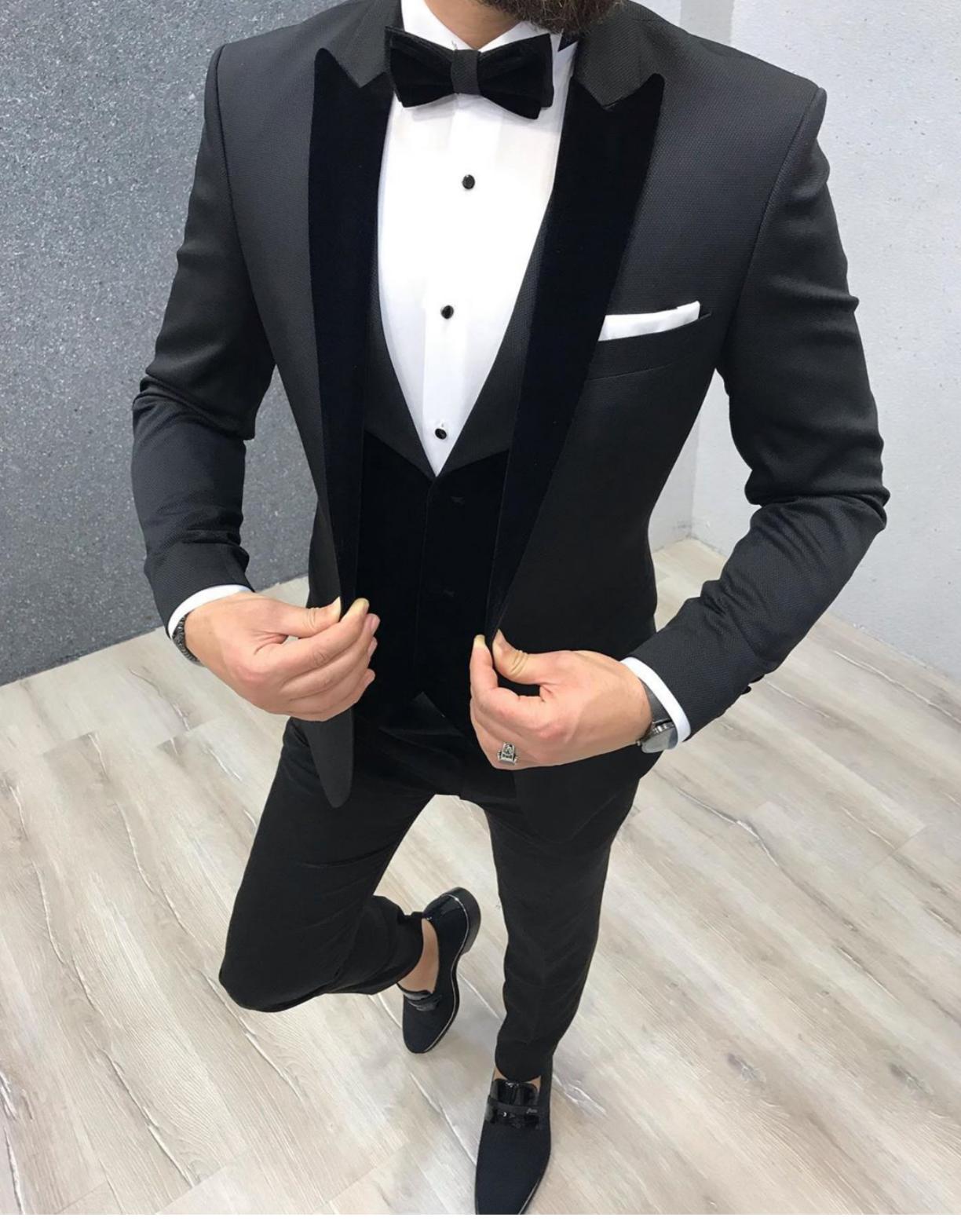 6 Times Groomsmen Rocked a Black Tux by BespokeDaily Blog