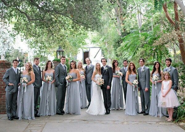 How to Colour-Coordinate Your Bridesmaids and Groomsmen by BespokeDaily Blog