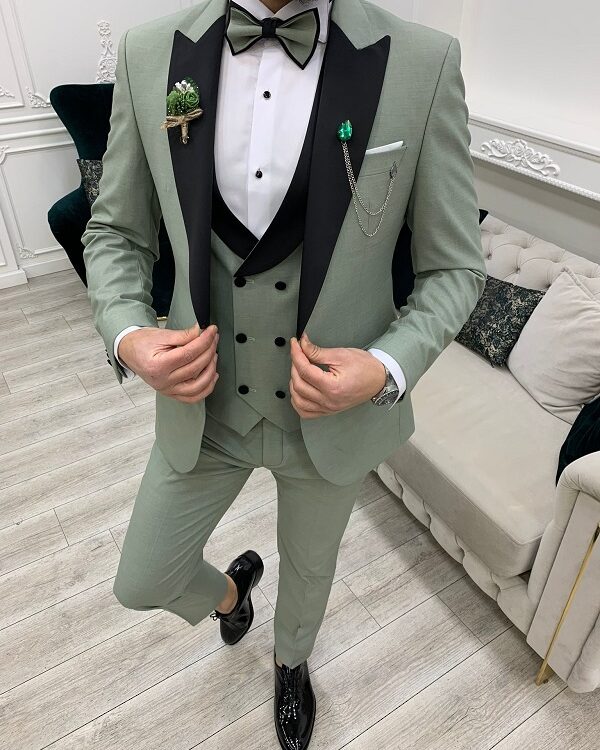 neon green tuxedo